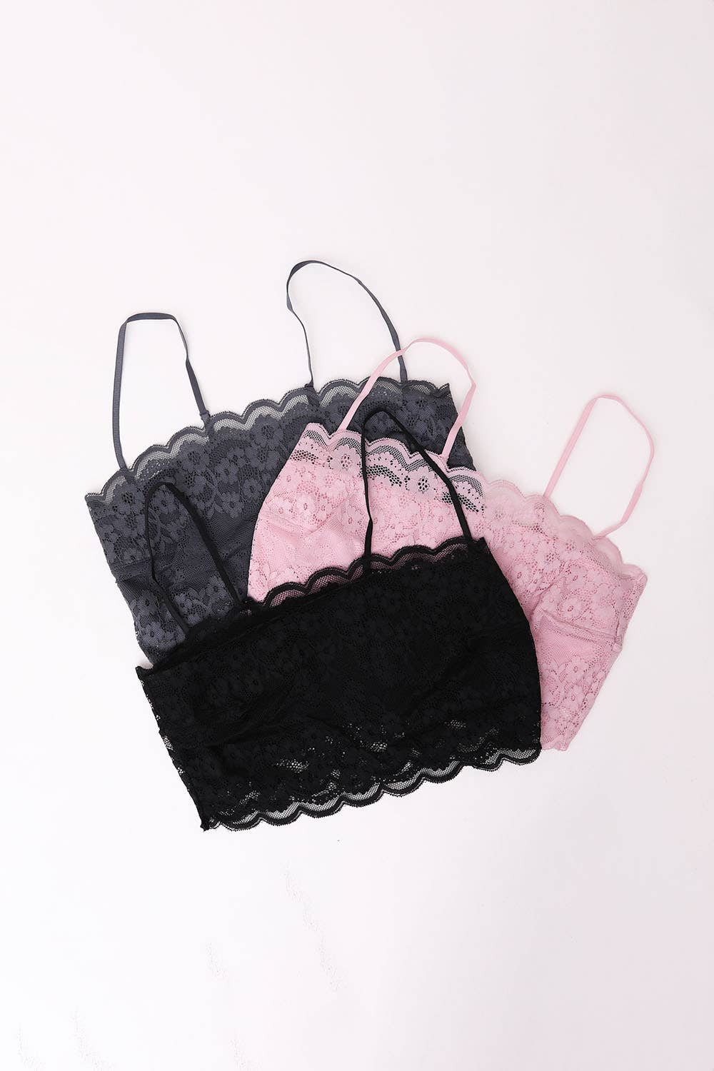 Wide Lace Bandeau Tube Top - Mauve