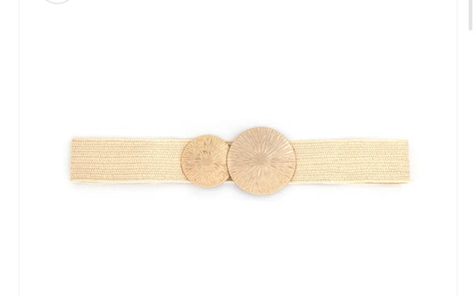 BC Stretch Belt- Beige