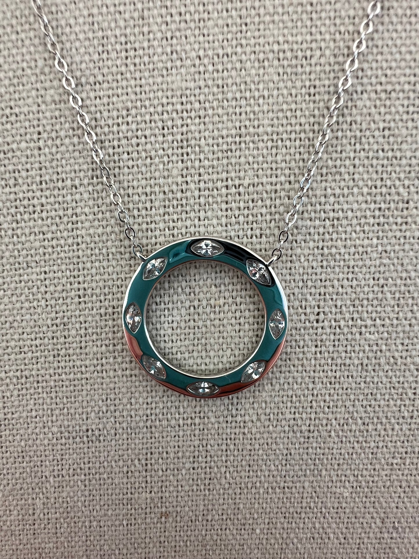 Oasis Eternity Necklace-Silver