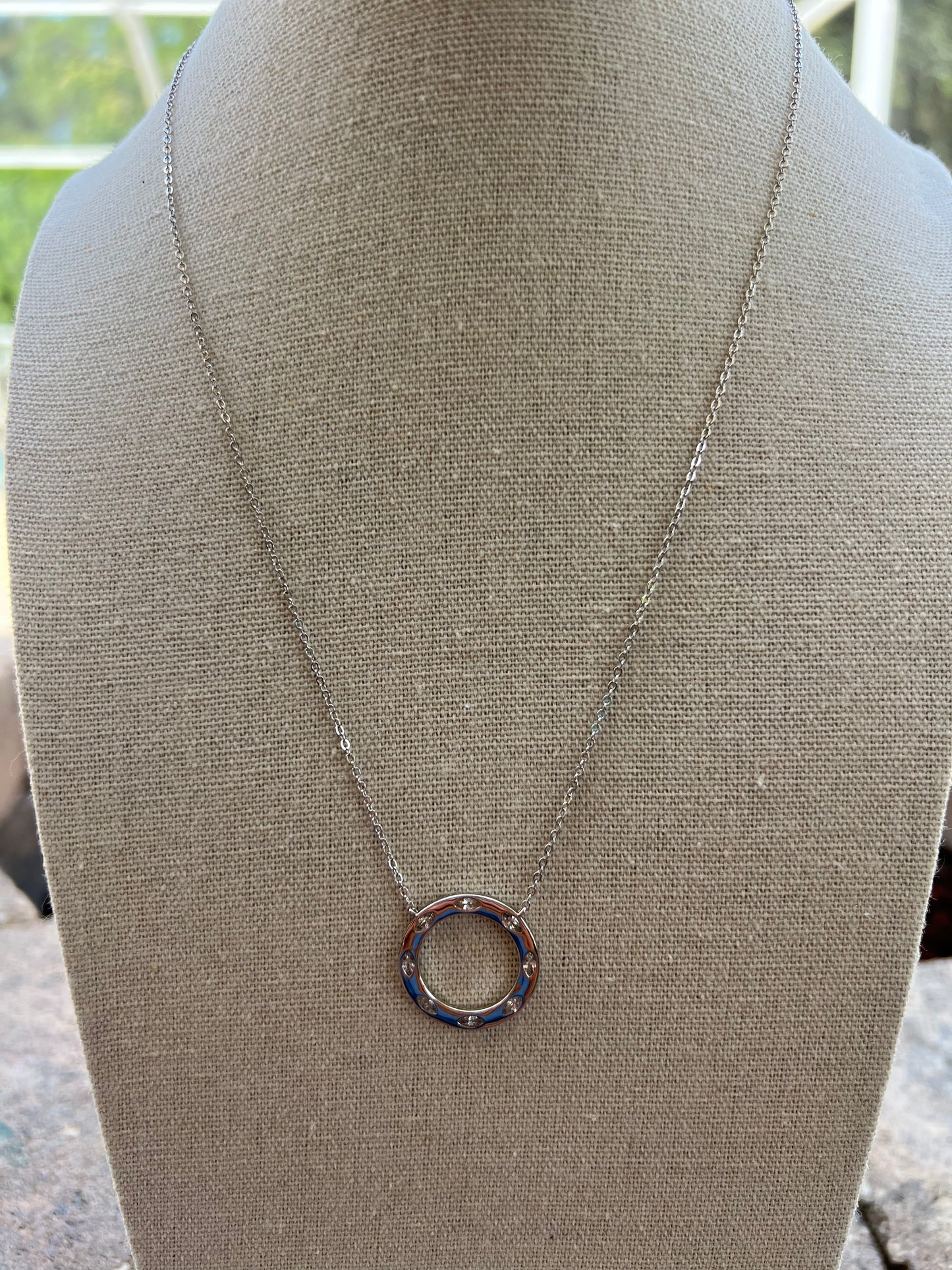 Oasis Eternity Necklace-Silver