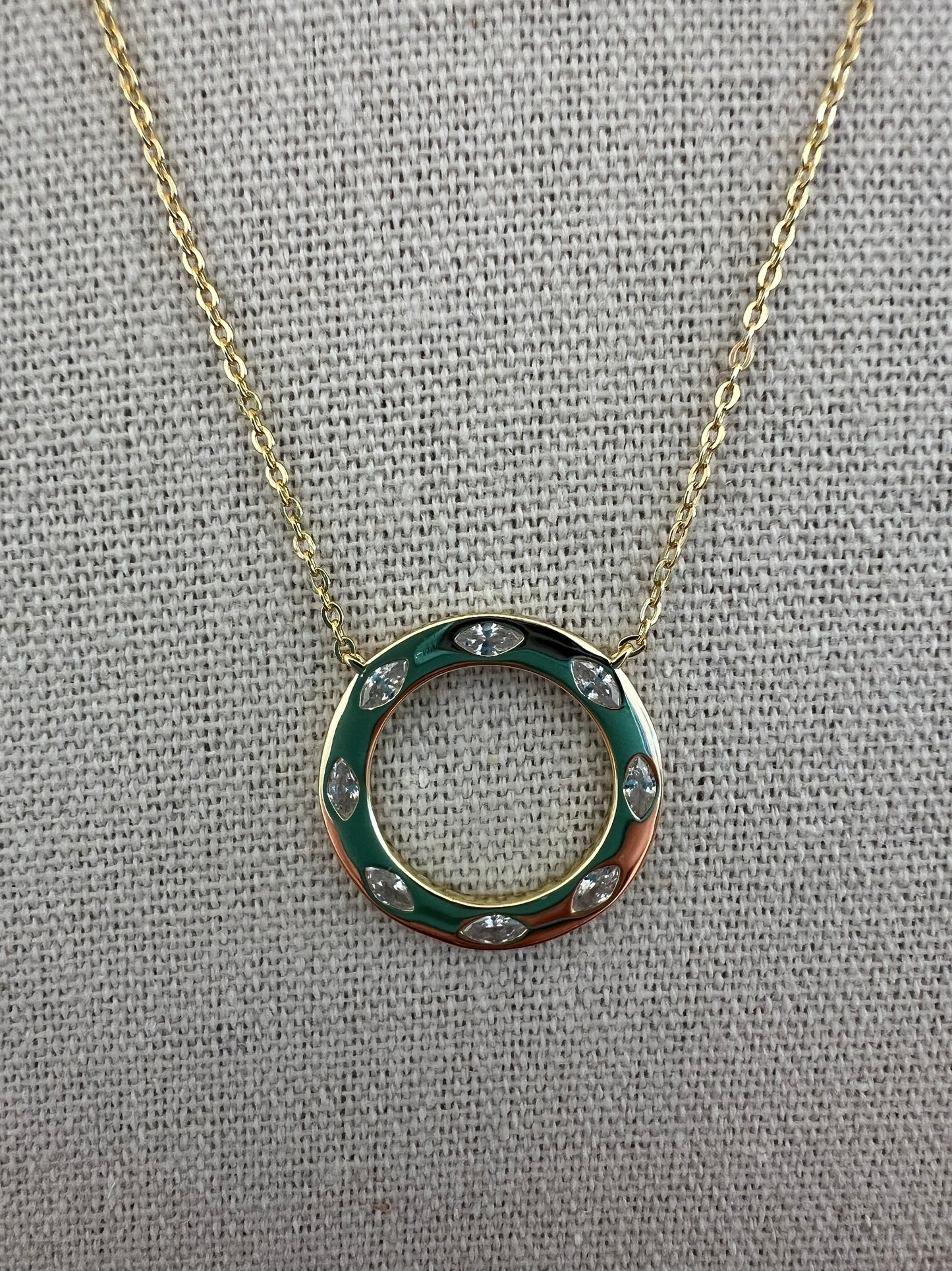 Oasis Eternity Necklace-Gold
