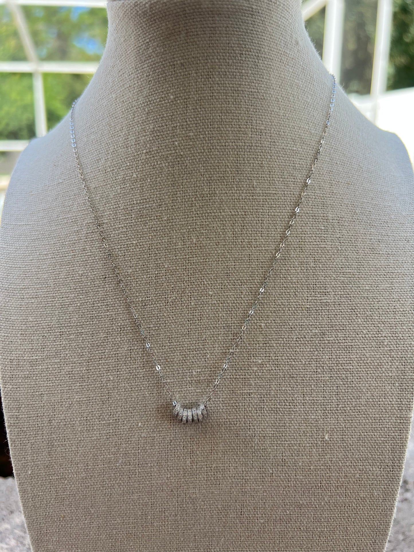 Ilona Dainty Necklace-Silver