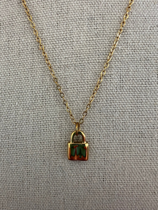 Mini Lock Necklace