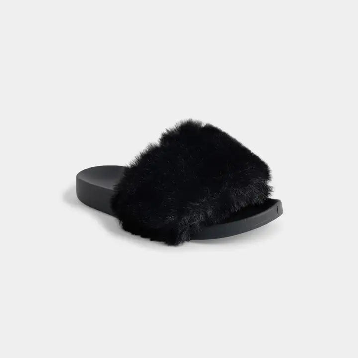 Fuzzy Slides-Black