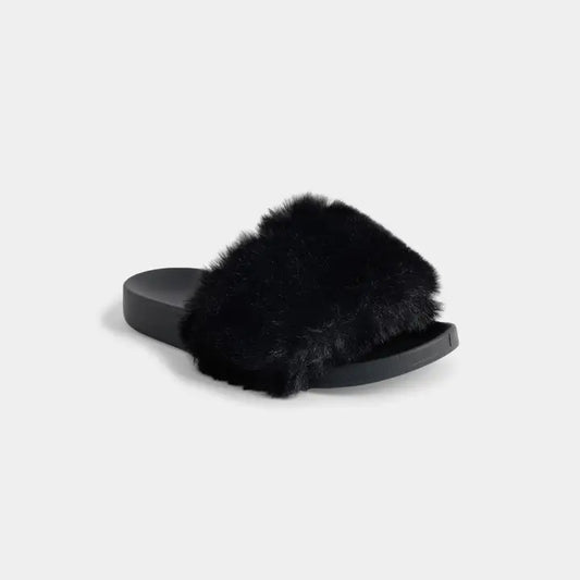 Fuzzy Slides-Black