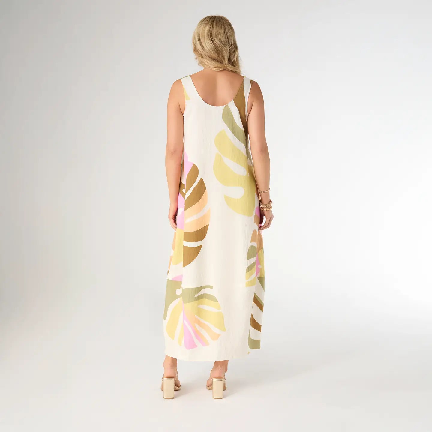 Nola Relaxed Dress w/Pockets-Mixed Sorbet