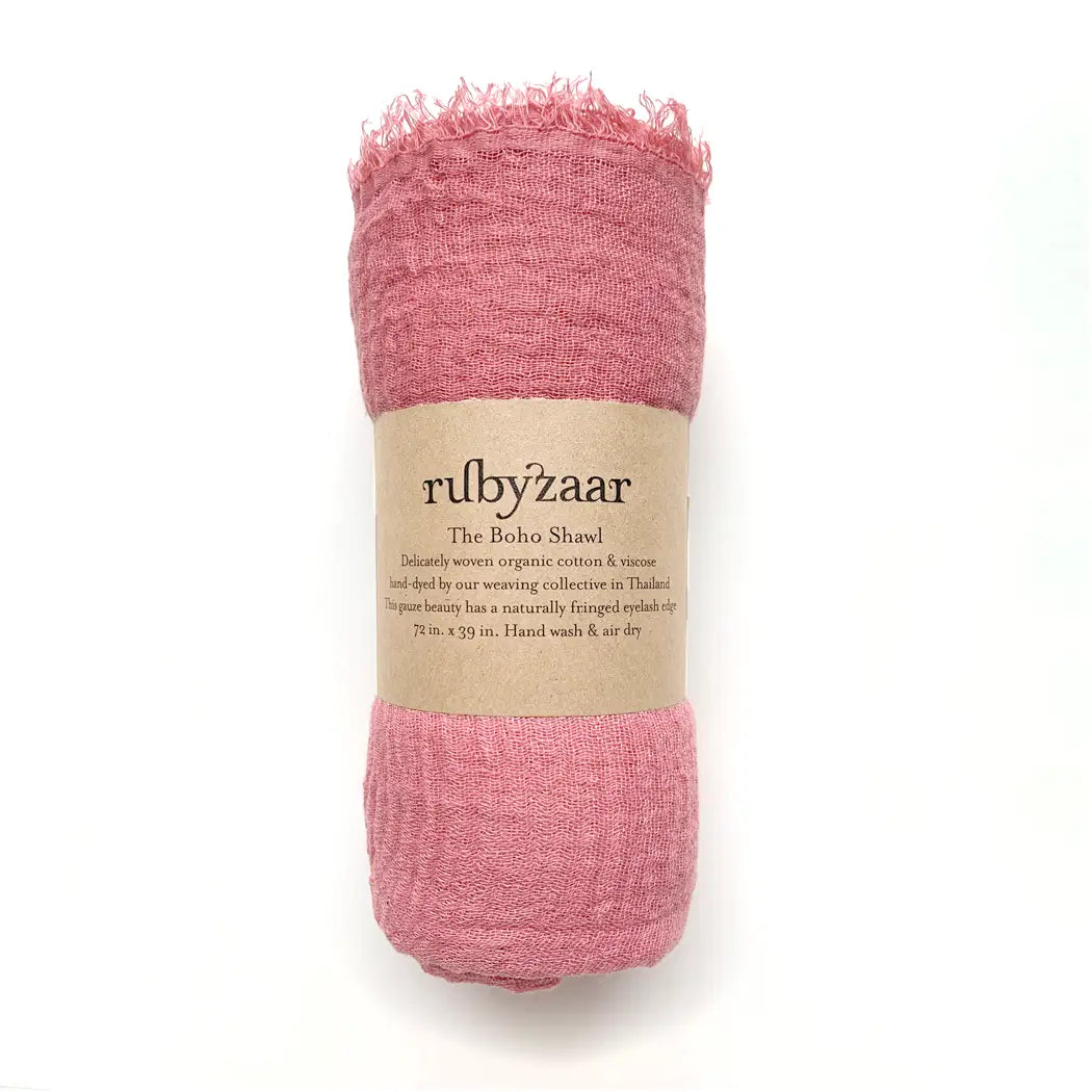 Boho Scarf - Light Pink