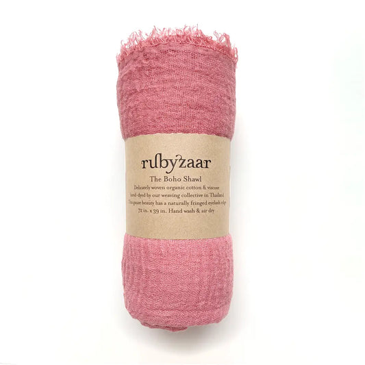 Boho Scarf - Light Pink