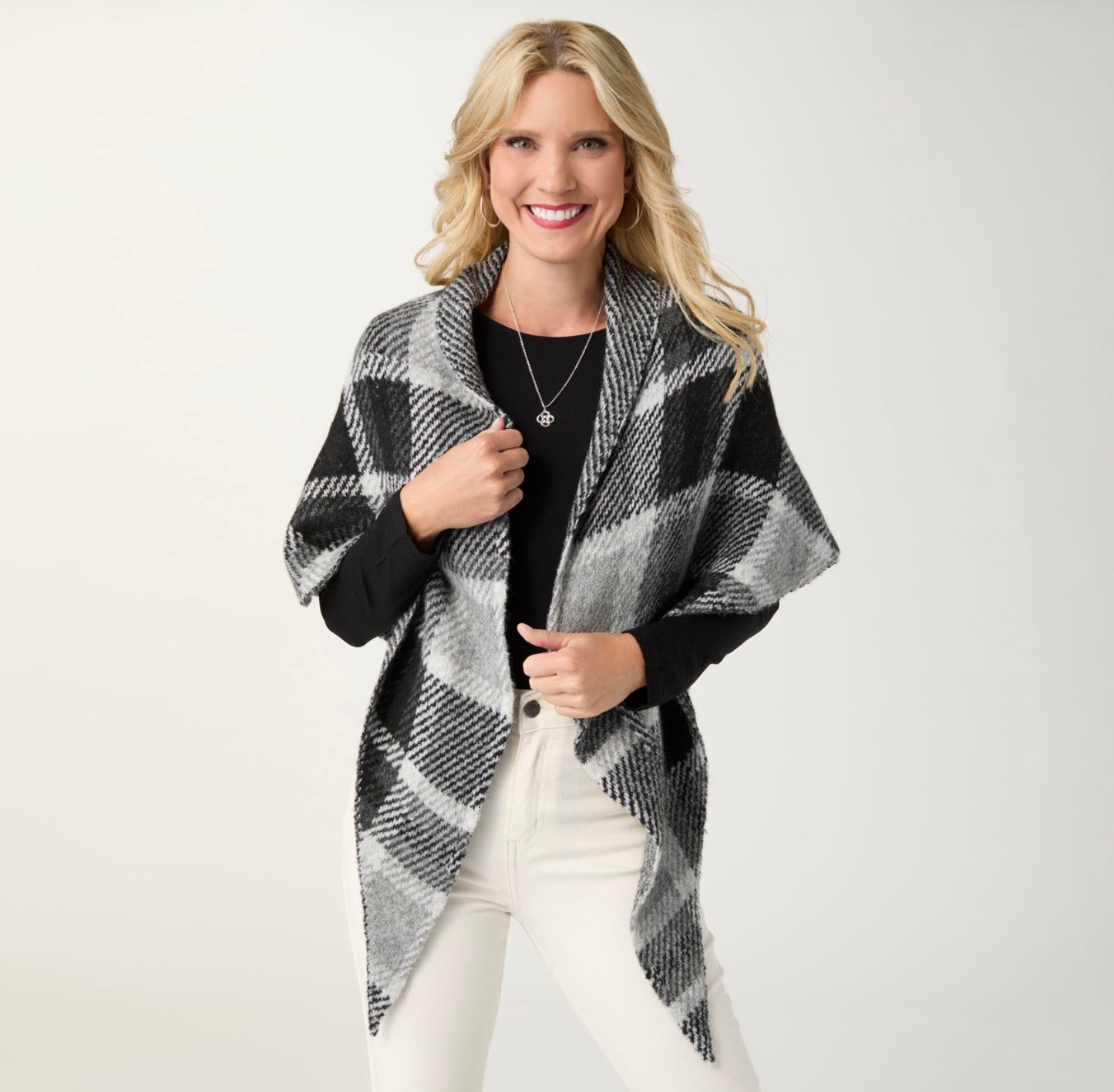 Soren Triangle Scarf-Grey