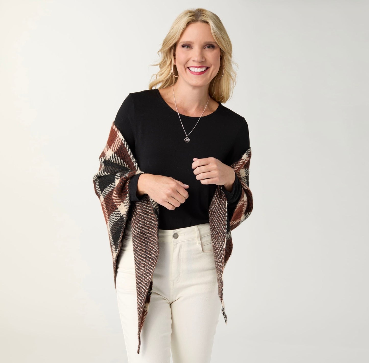Soren Triangle Scarf-Brick