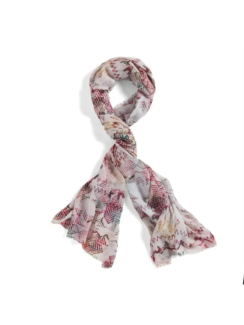 Pink Aztec Scarf