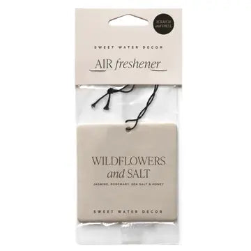 Hanging Air Freshener - Wildflowers & Salt