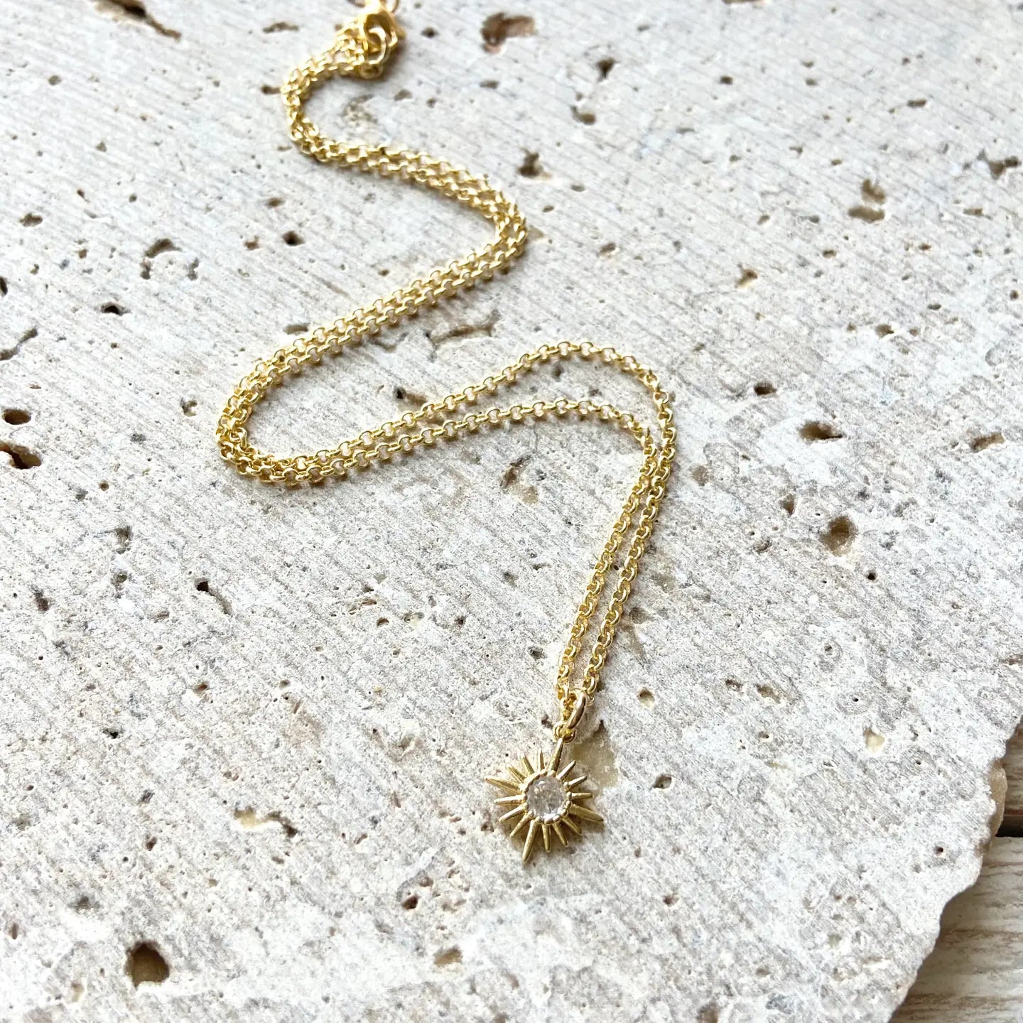 Dainty Sun Necklace