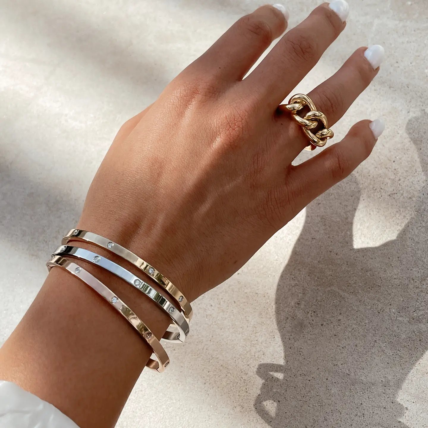 Stackable Bracelet-Rose Gold