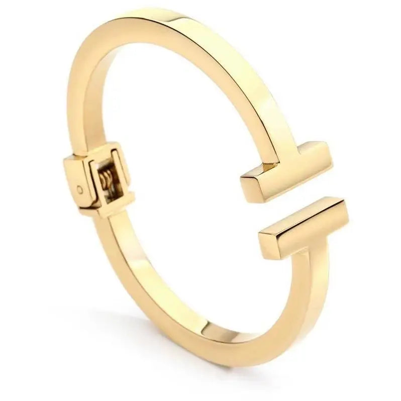 T Bracelet-Gold