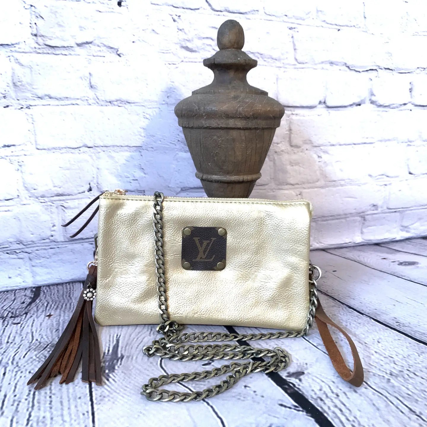 LV Goldie Upcycled Multi-Use Purse