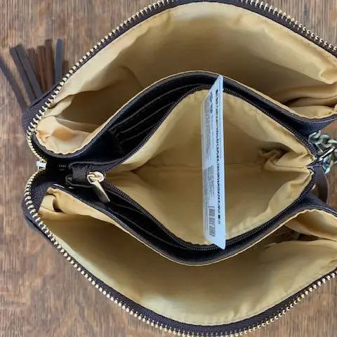 LV Upcycled Crossbody-Gold