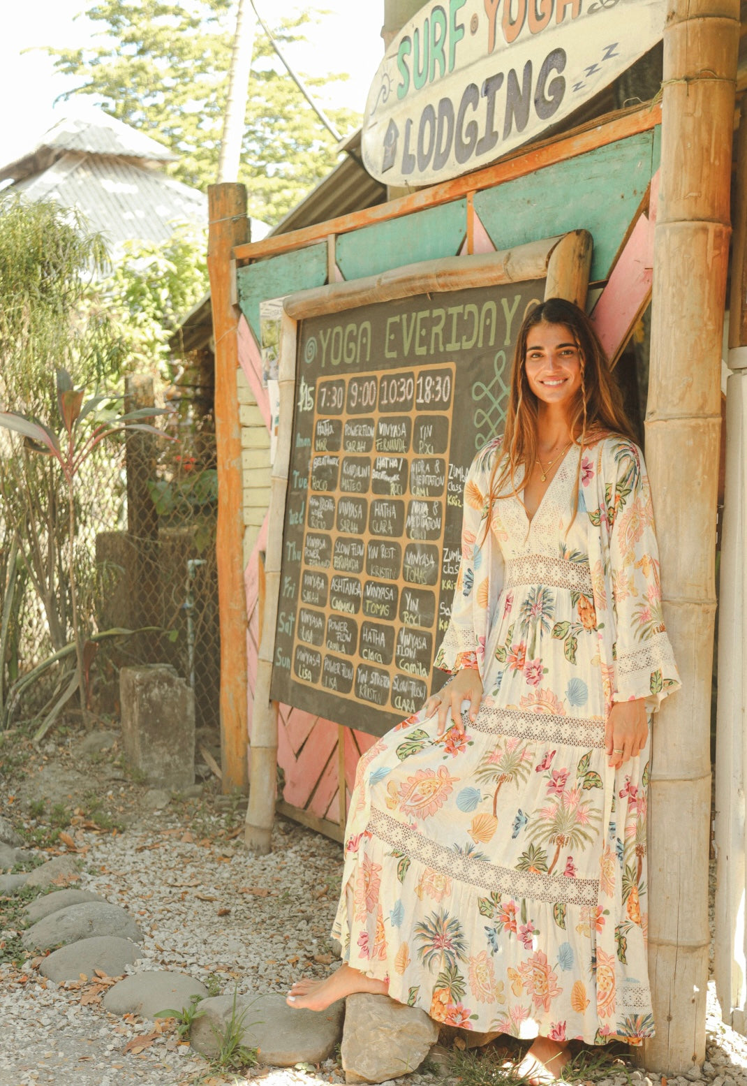 Asilah Viscose Maxi Dress-Multi