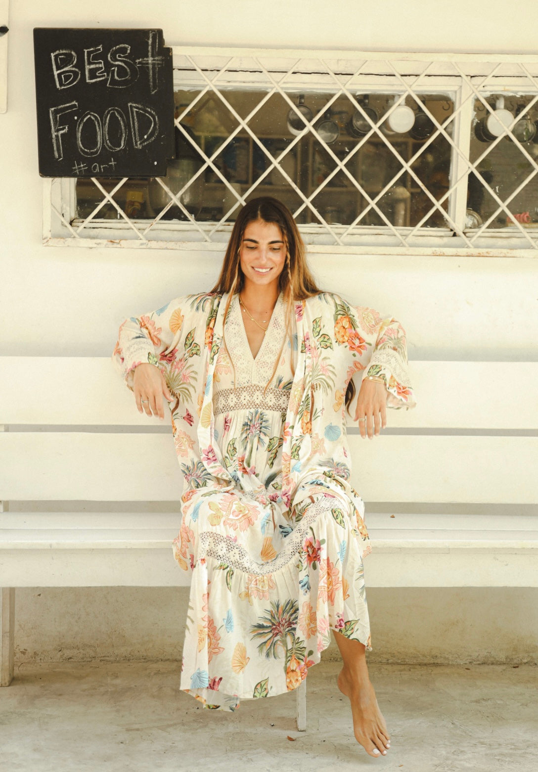 Asilah Viscose Maxi Dress-Multi