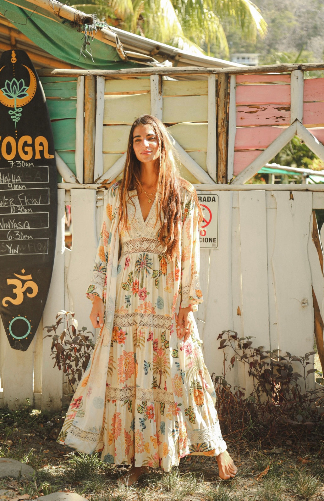 Asilah Viscose Maxi Dress-Multi