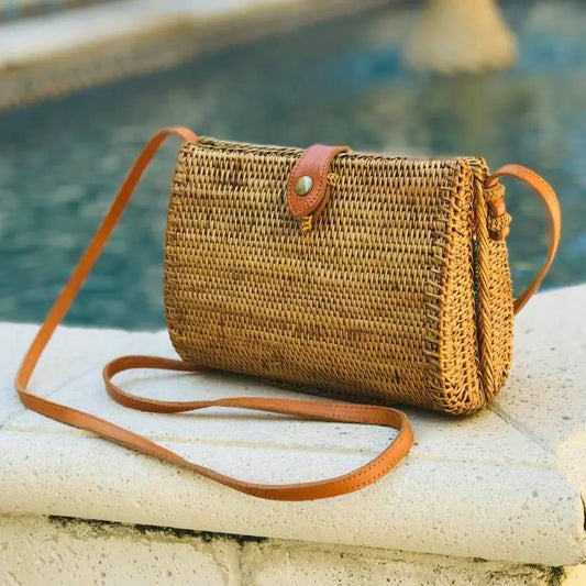 Ata Vine Teardrop Crossbody Bag