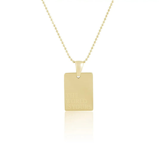 The World is Yours Necklace