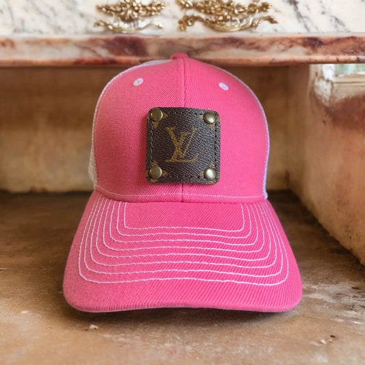 LV Upcycled Bubble Gum Cap