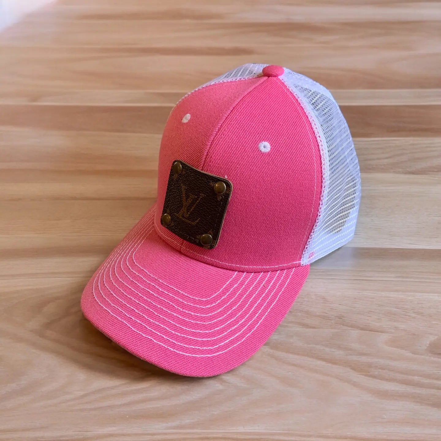 LV Upcycled Bubble Gum Cap