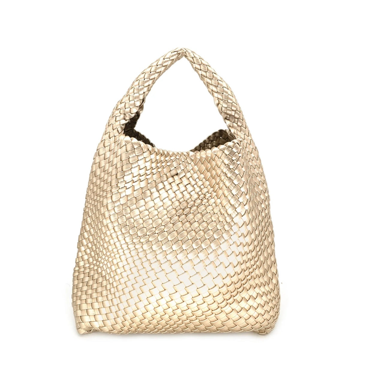 Woven Bag-Champagne