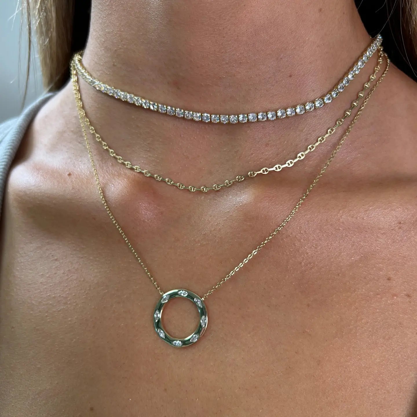 Oasis Eternity Necklace-Gold