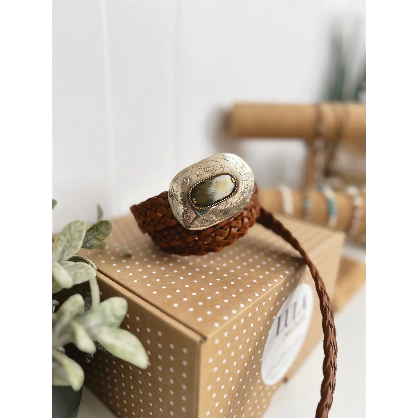 Mercurio Narrow Brown Leather Belt