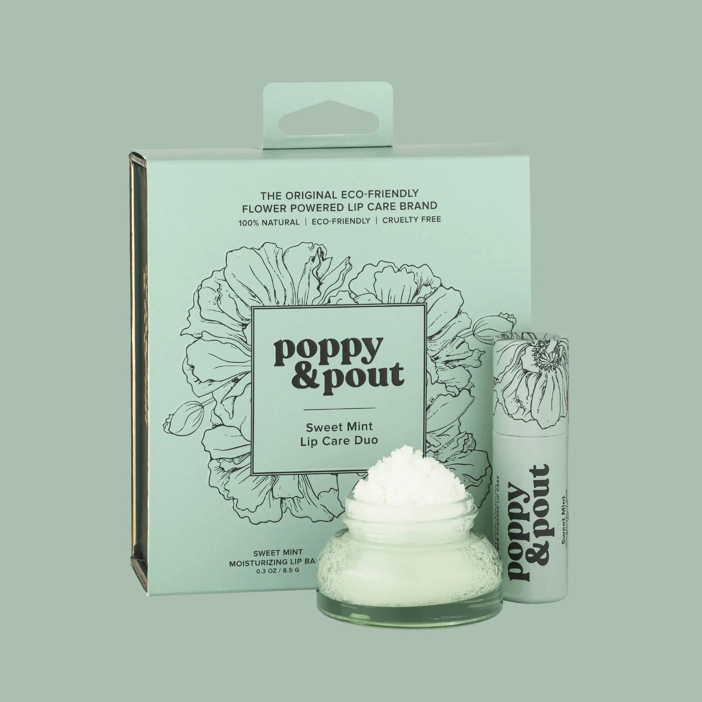 Lip Care Duos-(Lip Balm/Lip Scrub)-Sweet Mint