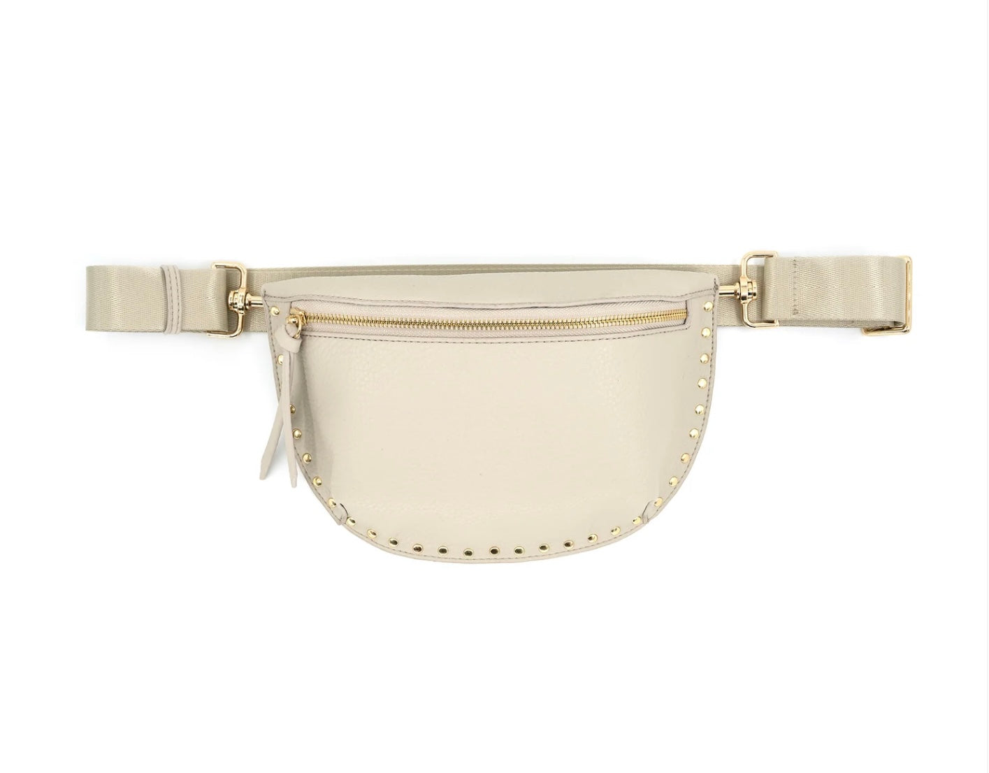 BC 2784 Studded Sling Bag-Ivory