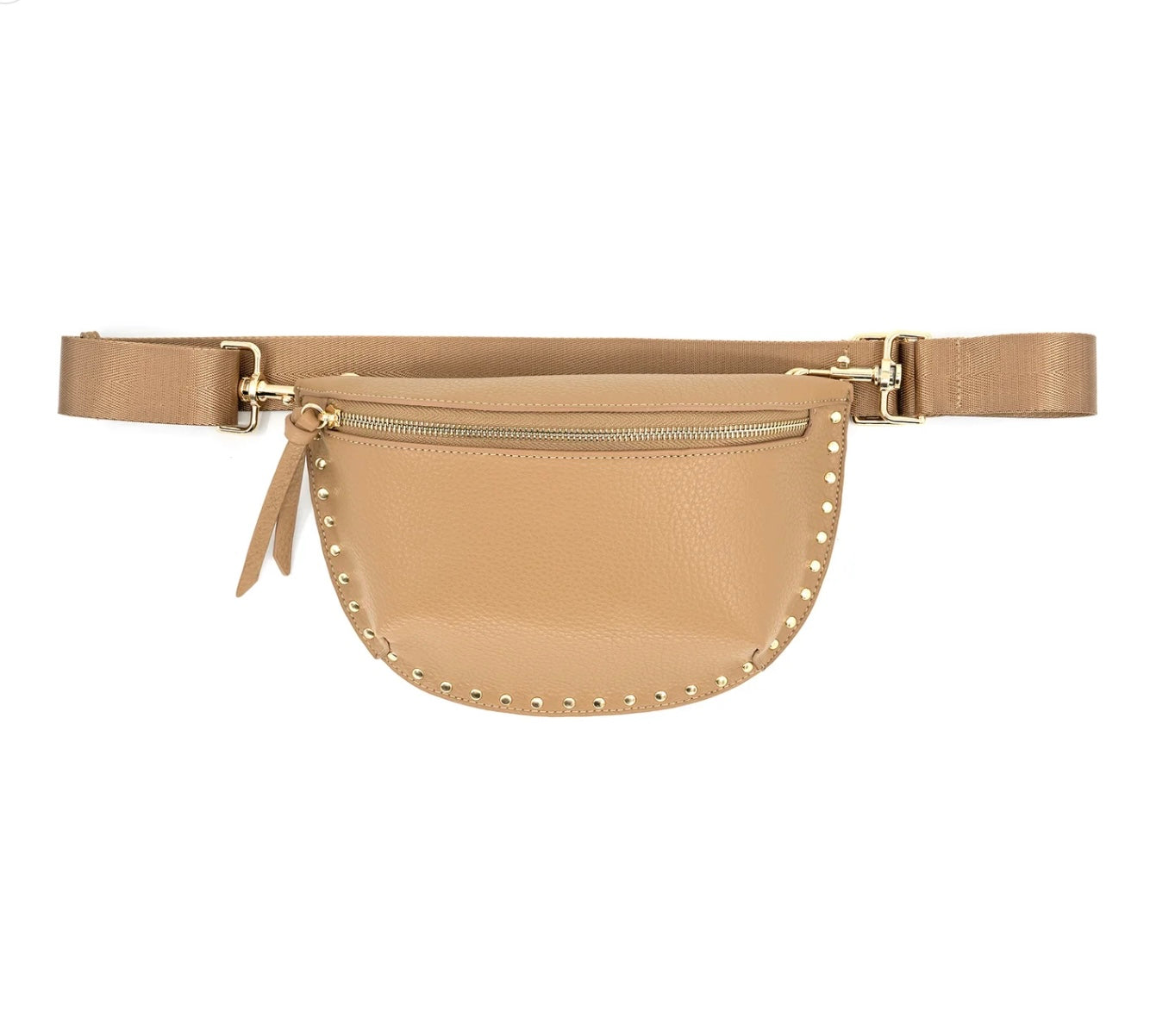 BC 2784 Studded Sling Bag-Camel