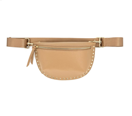 BC 2784 Studded Sling Bag-Camel