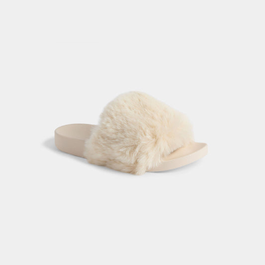 Fuzzy Slides-Winter White