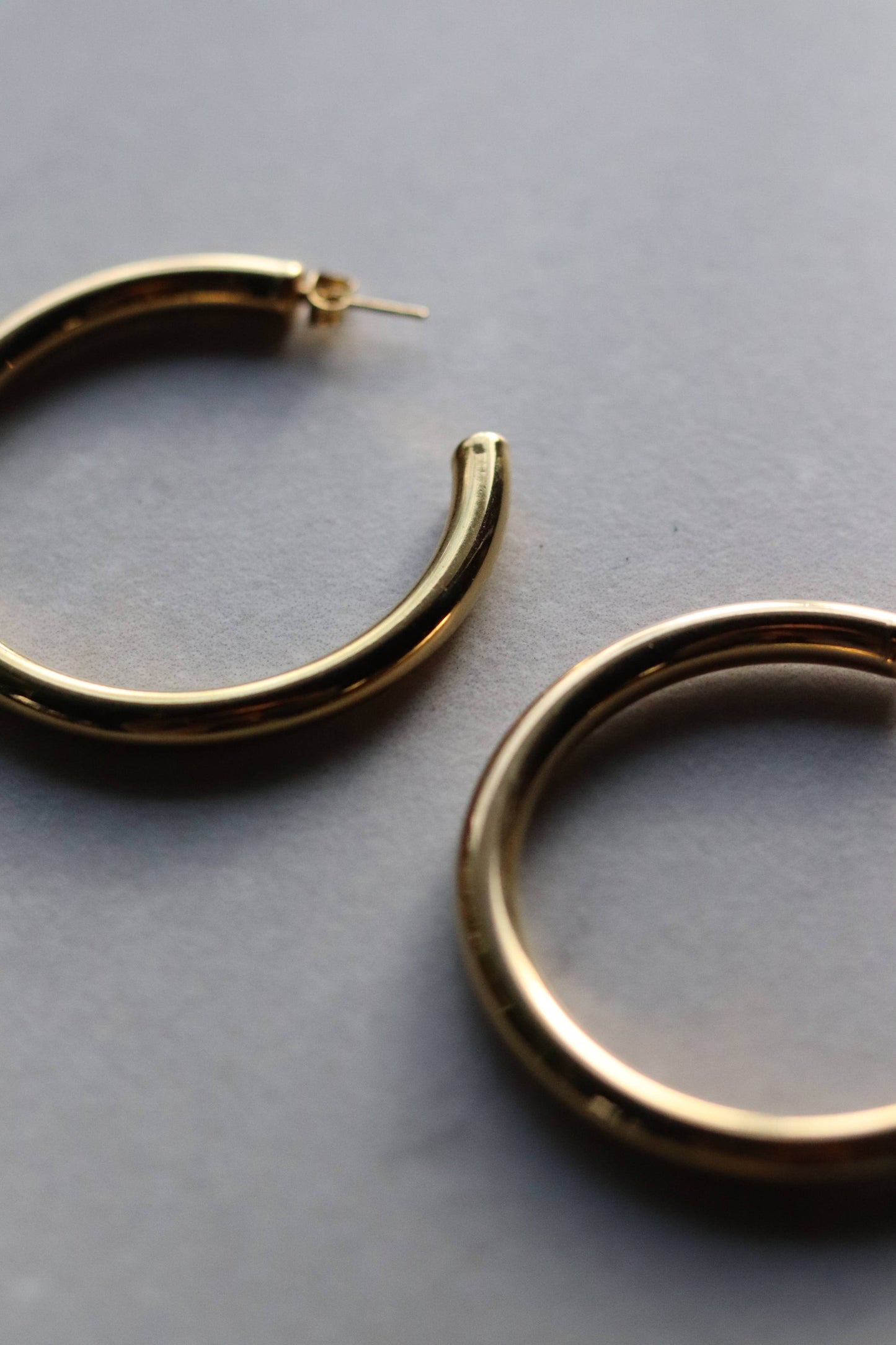 Tiff Hoop Earrings - Gold (Water Resistant)