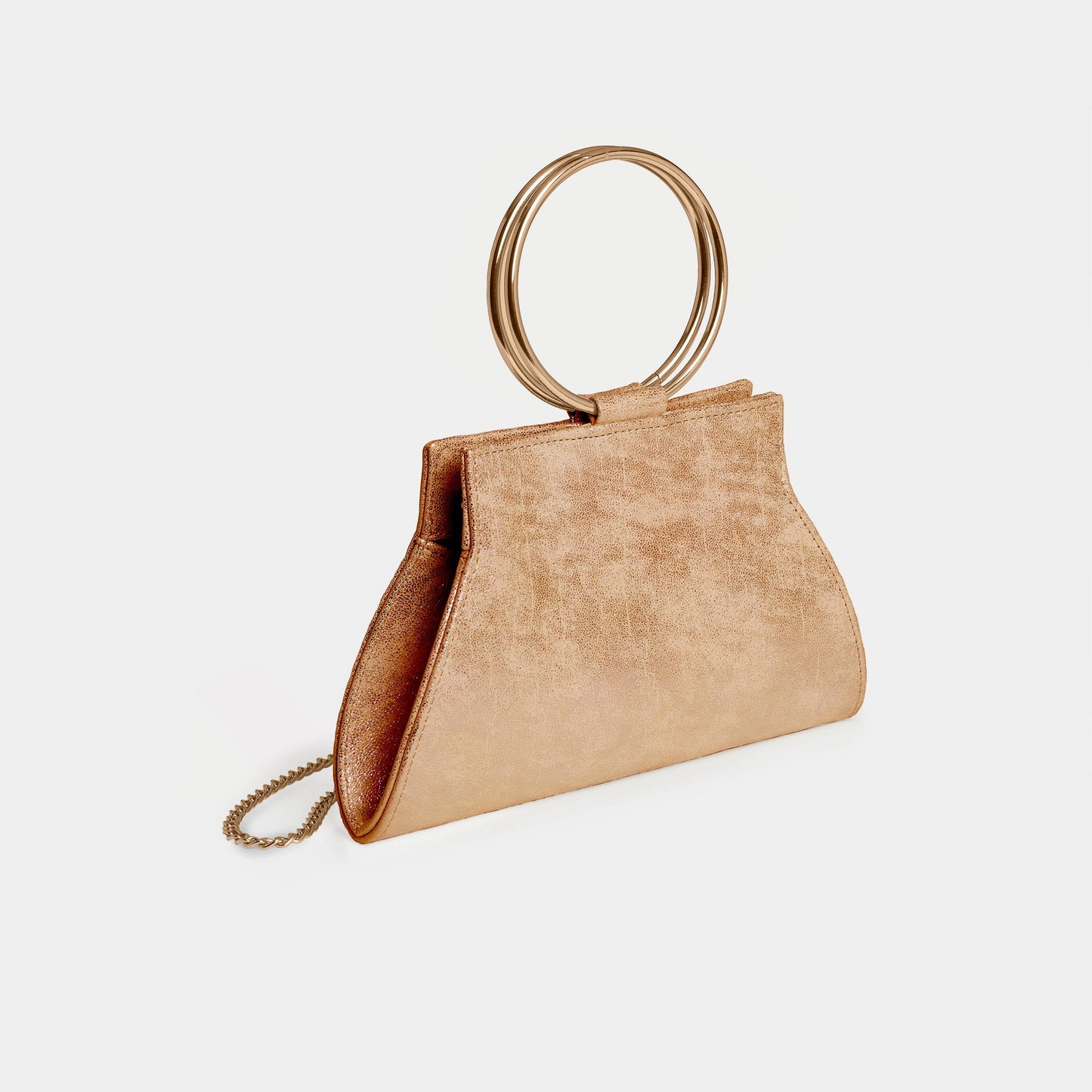 Lucy Shimmer Wristlet-Gold