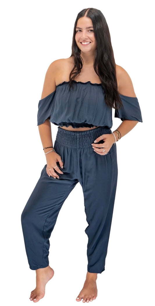 Petite Straight Leg Pants w/One Pocket-Pixie Dust