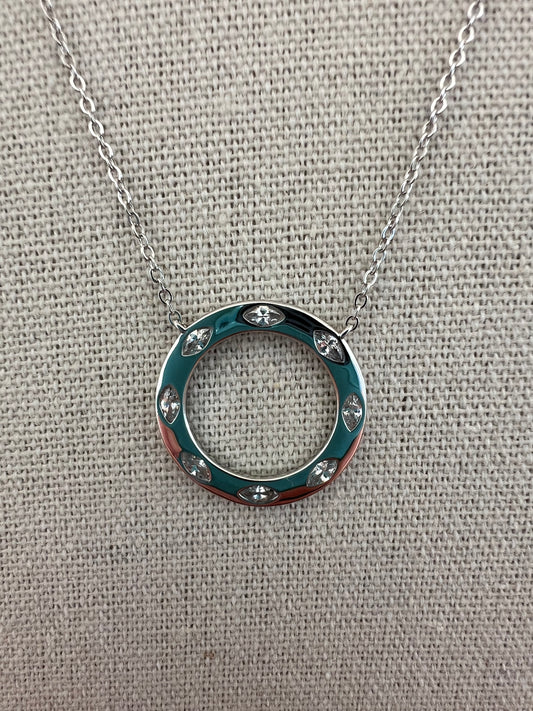 Oasis Eternity Necklace-Silver