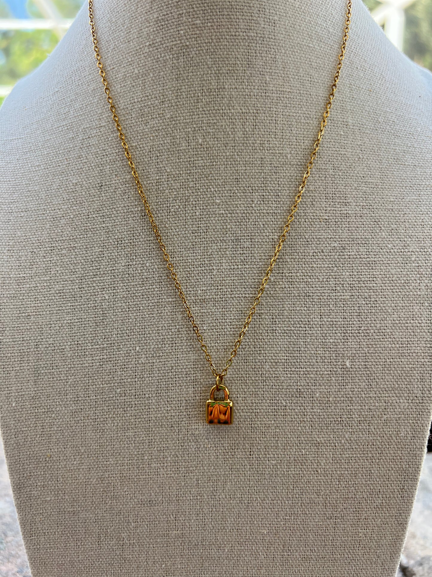 Mini Lock Necklace
