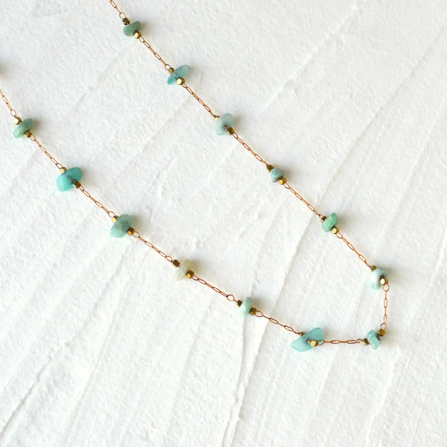 Gemma Necklace-Amazonite