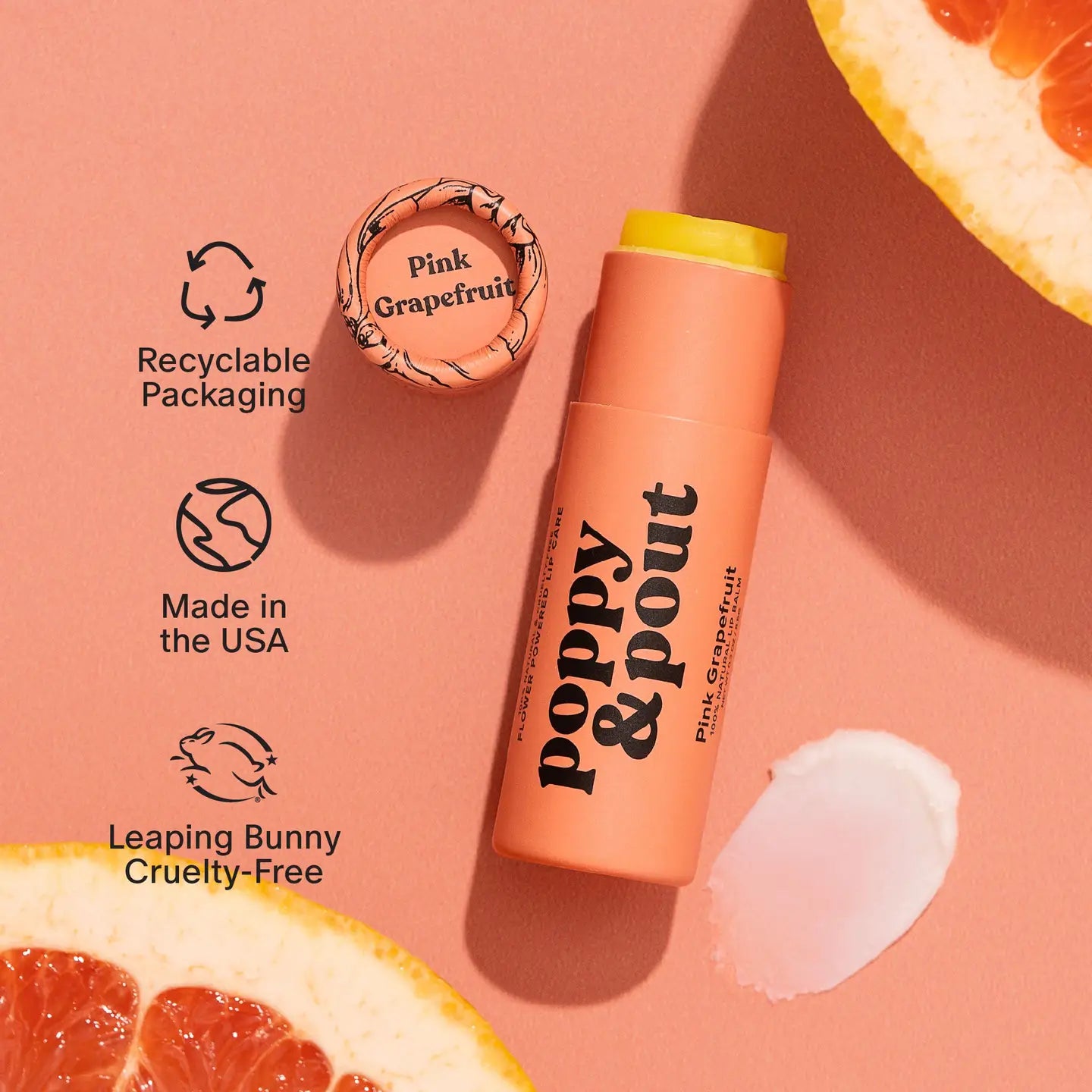 Lip Balm Retro Surf-Pink Grapefruit