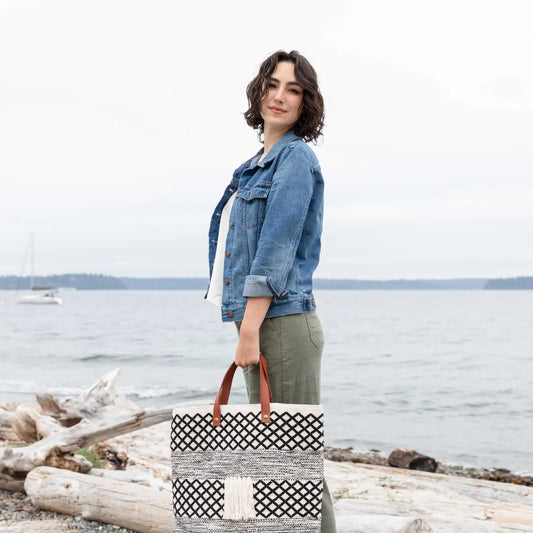 Checkered Tote