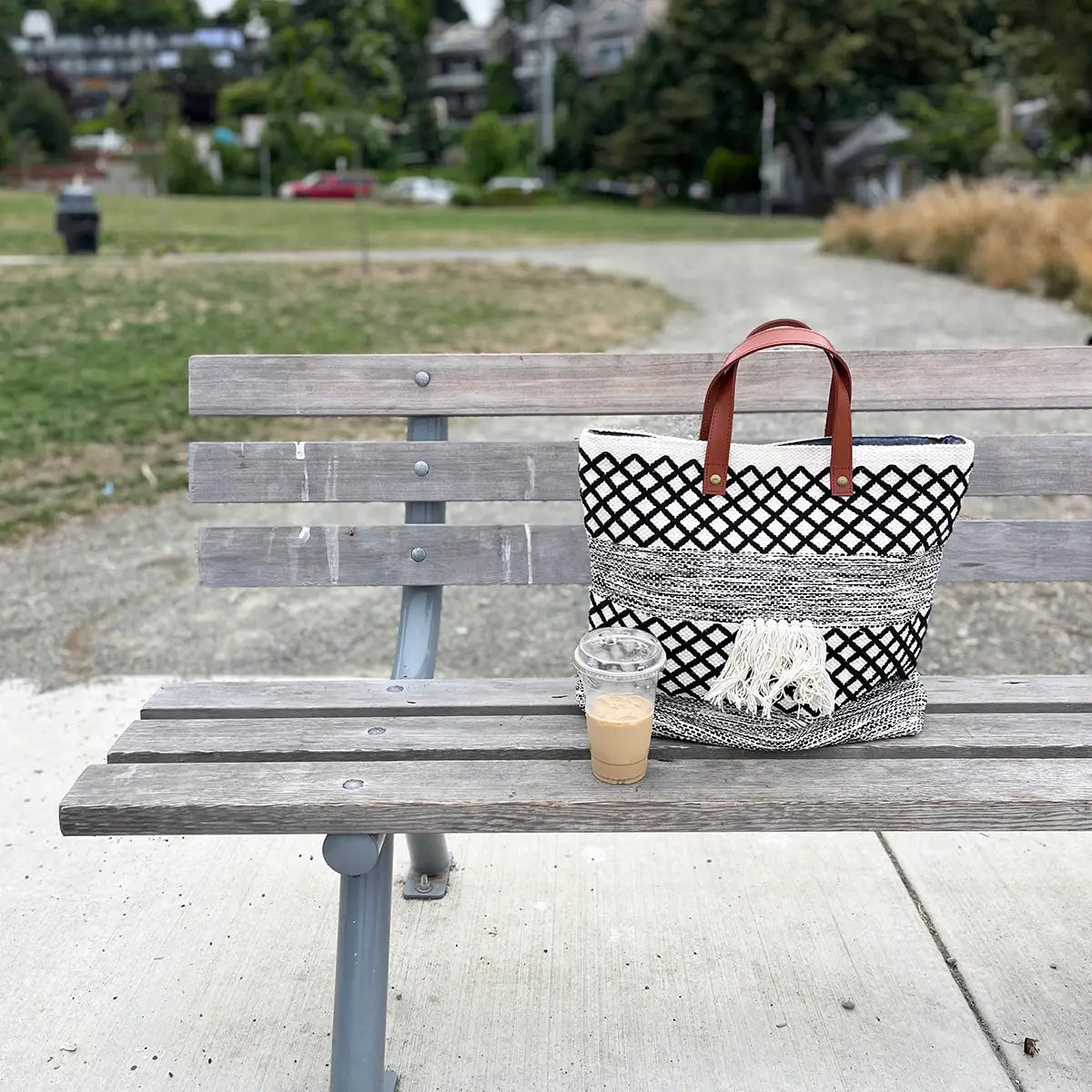Checkered Tote