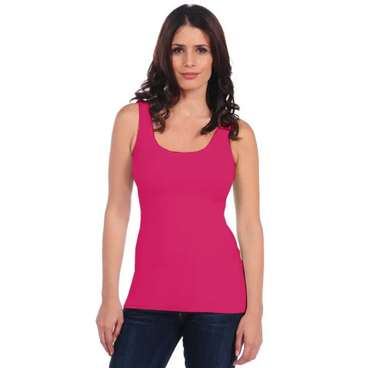 Seamless Smooth Tank-Hibiscus