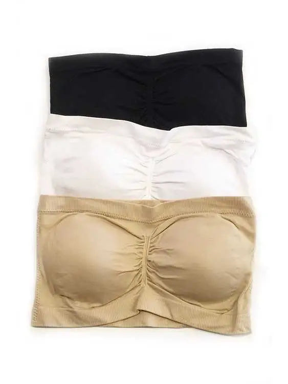 Ultra Soft Seamless Bandeau-Beige