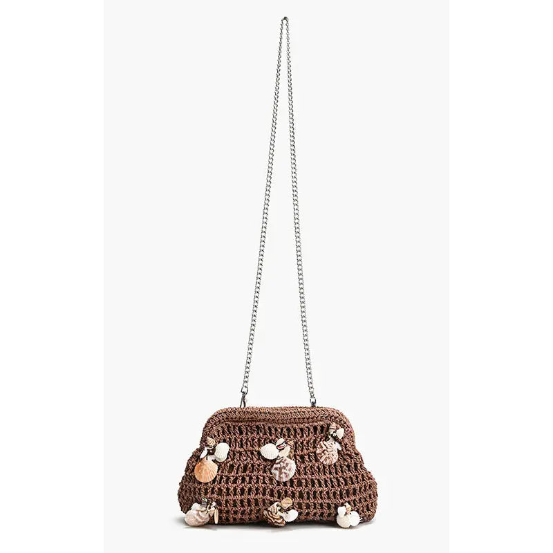 Crochet Shell Clutch