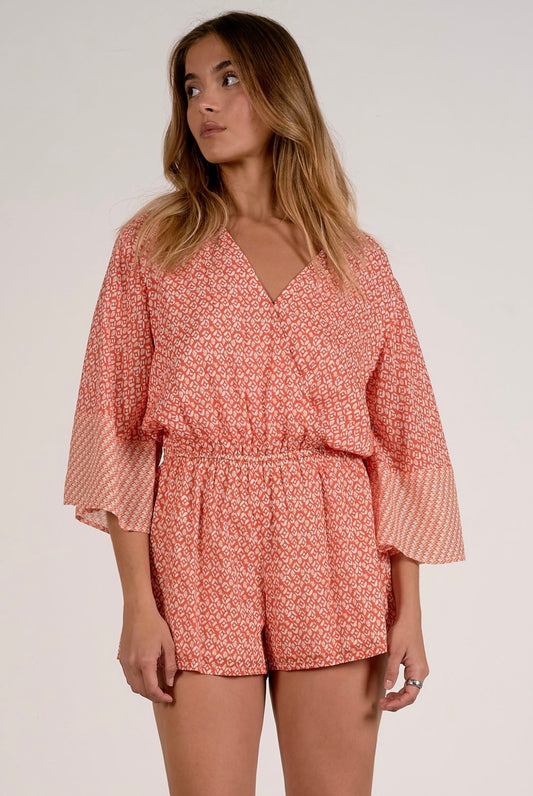 Romper-Red Zina