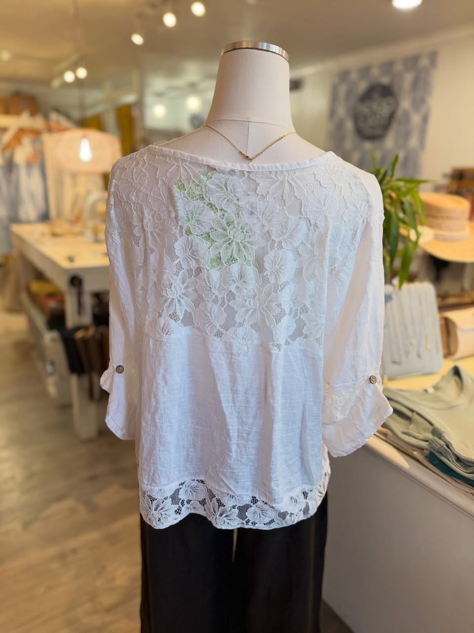Linen Jacket-White